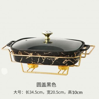 BUFFET CERAMIC MARBLE BLACK