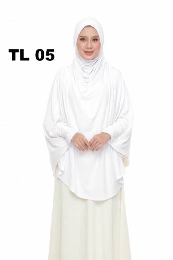 TL WHITE CREAM (REJECT GARIS DEPAN BELAKANG)