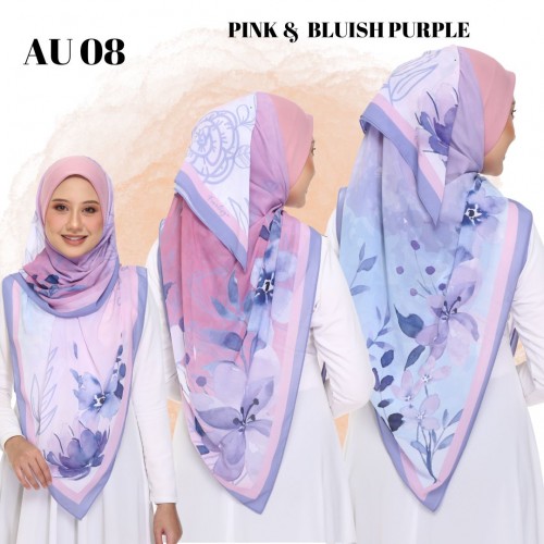 AU 08~PINK &  BLUISH PURPLE