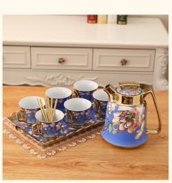 TEA SET BLOSSOM  BLUE